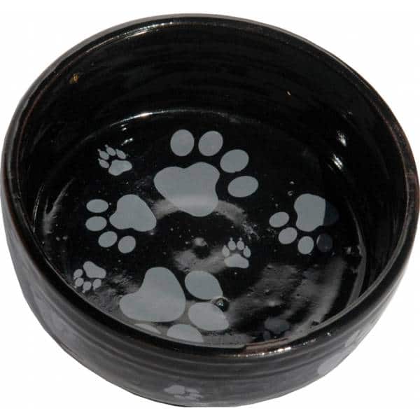 Small Dog Bowl with Paws