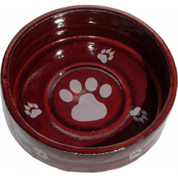 Large Dog Bowl with Paws