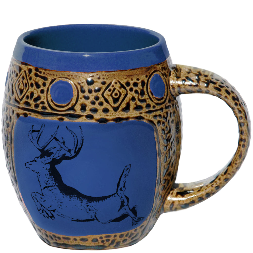 Jumping Deer Blue