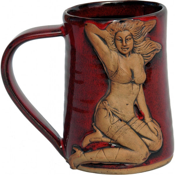 3-D Pinup Girl Tankard