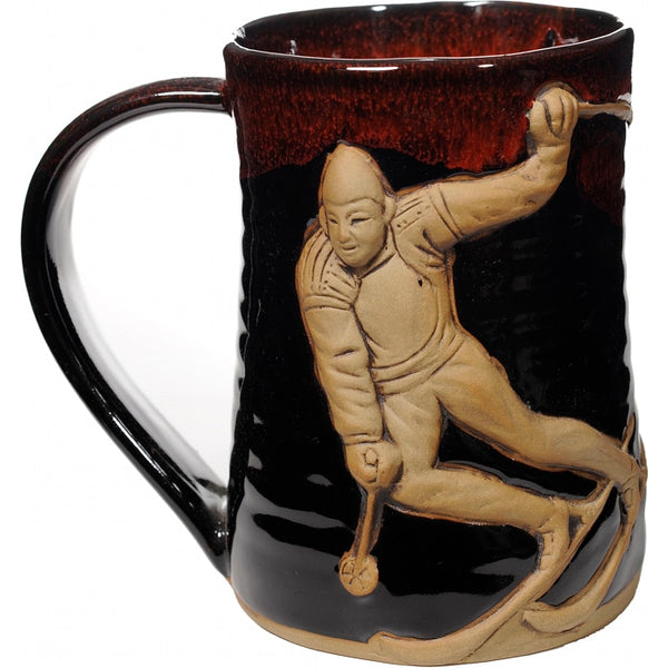 3-D Skier Tankard