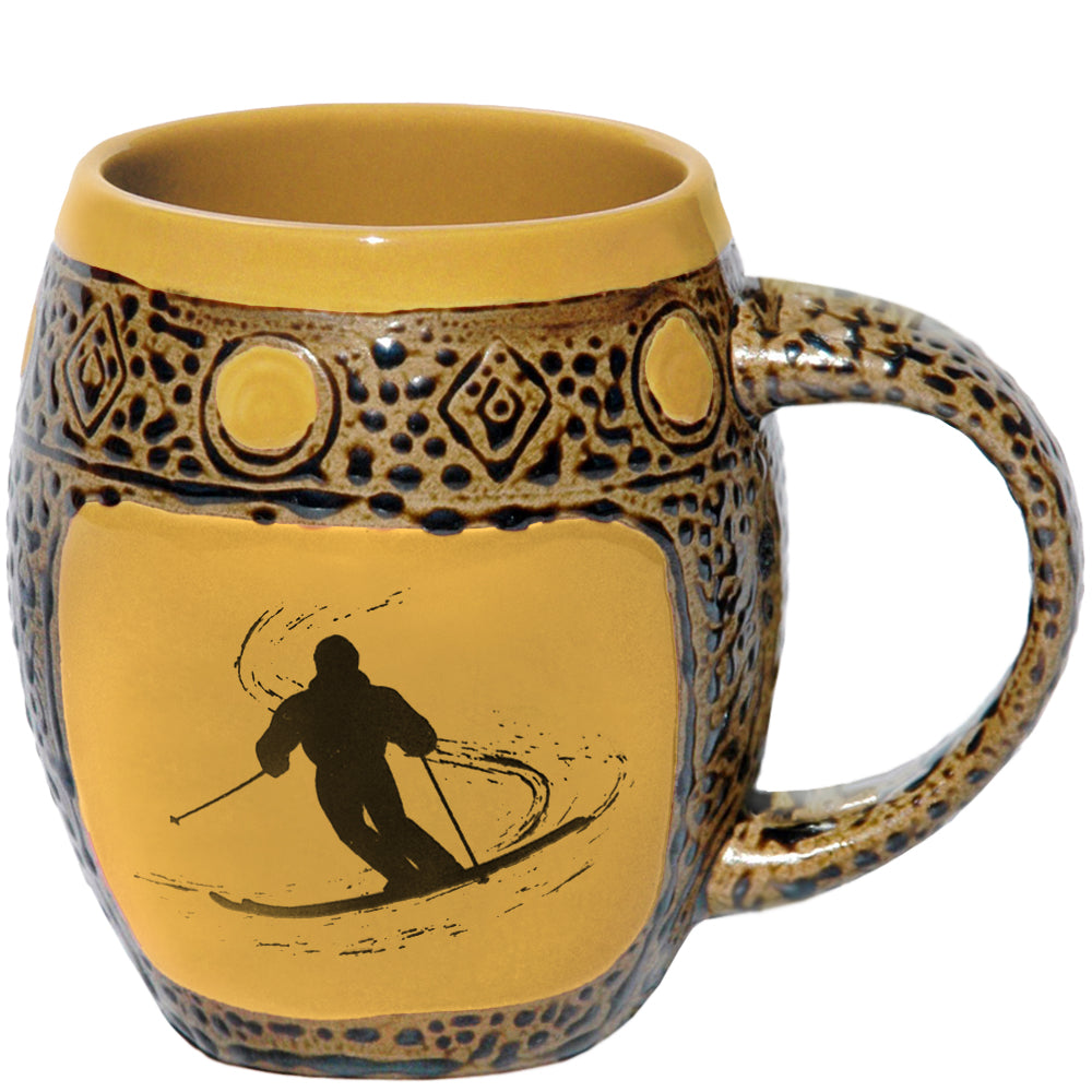 Skier Yellow
