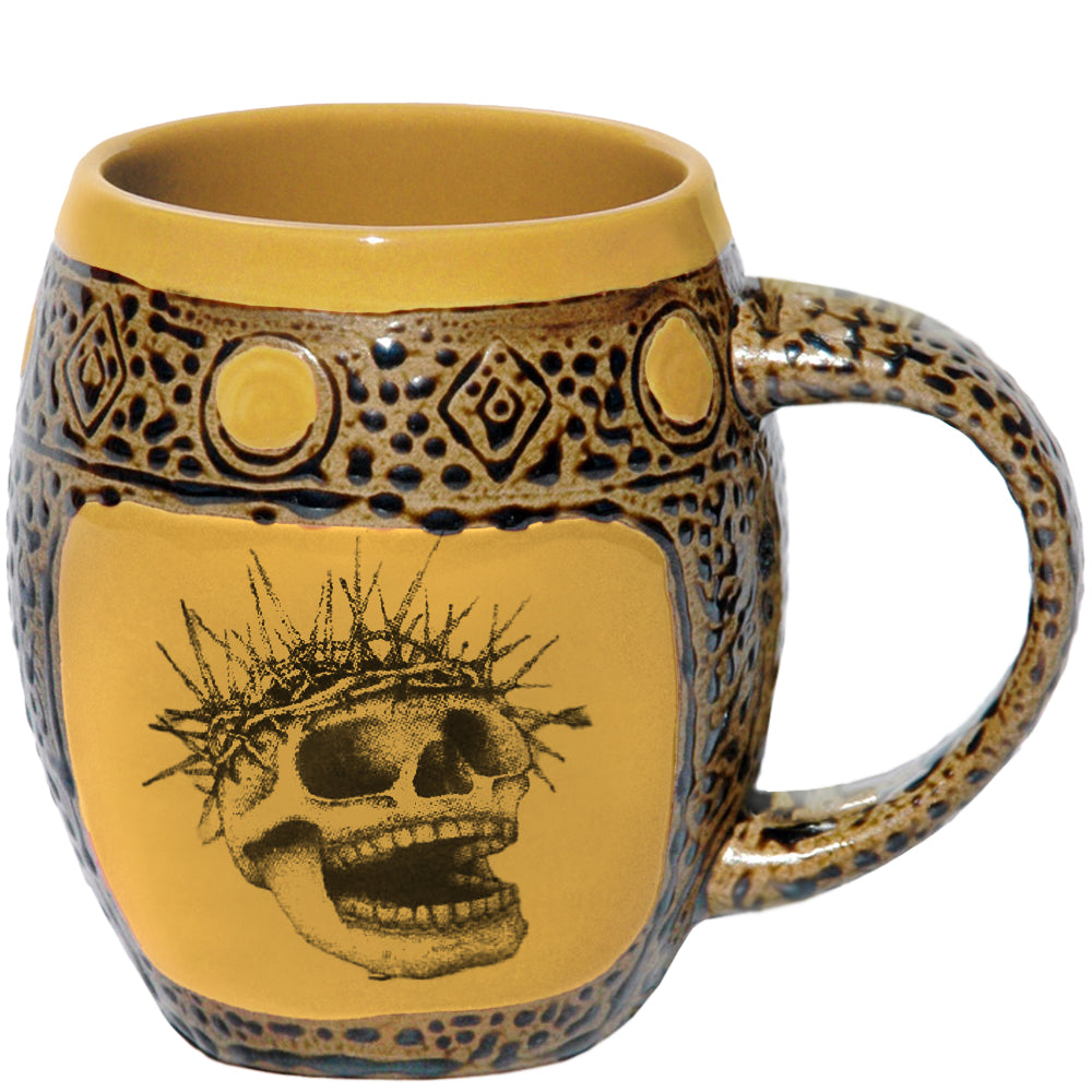 Skull Crown Of Thorns Yellow