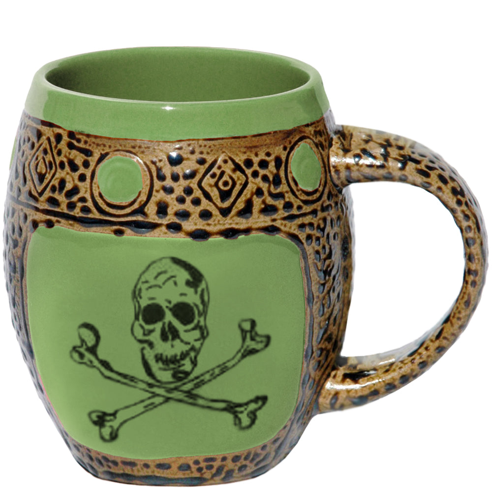 Skull N Cross bones Green