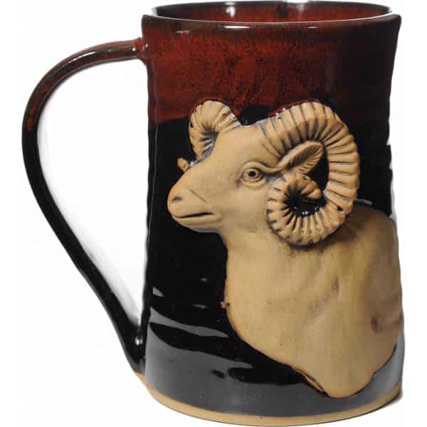 3-D Big Horn Sheep Tankard